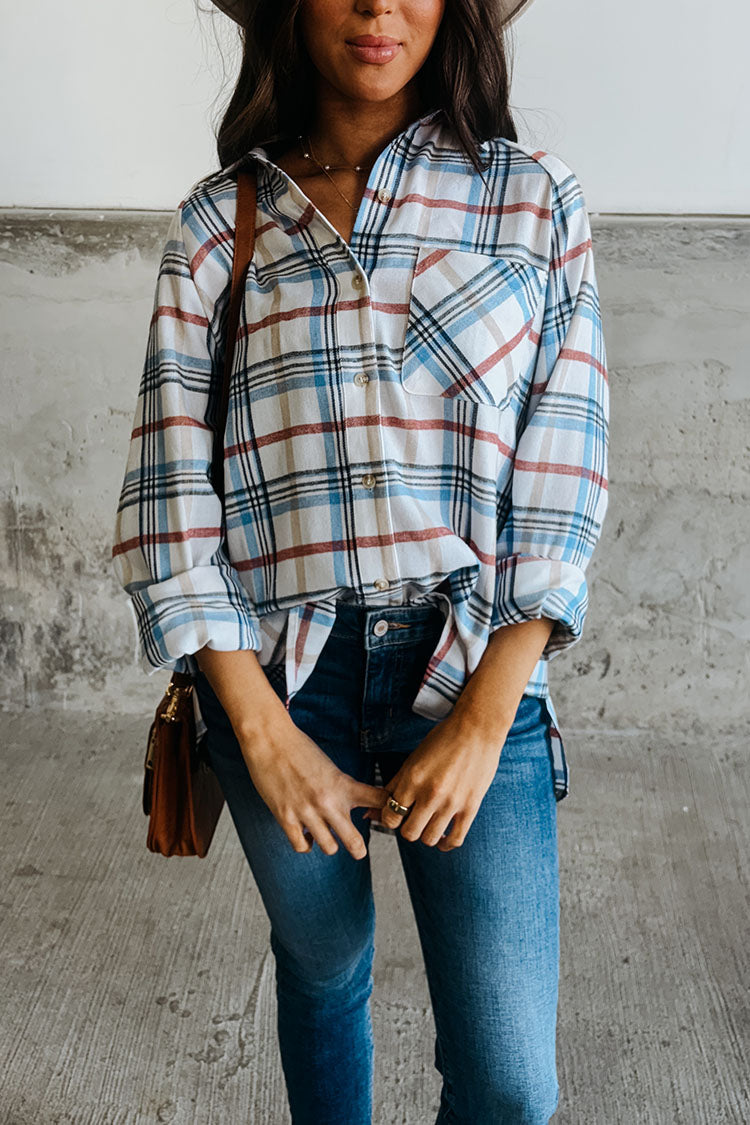 Abri Plaid Button Down