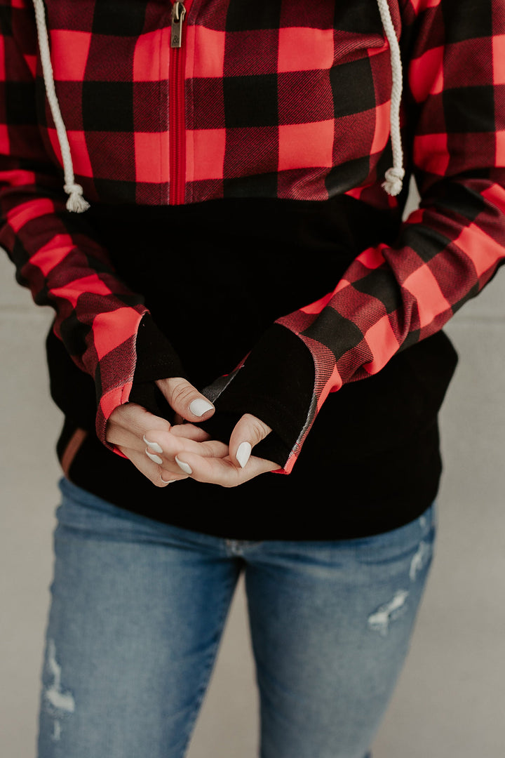 HalfZip Sweatshirt - Cozy At The Cabin