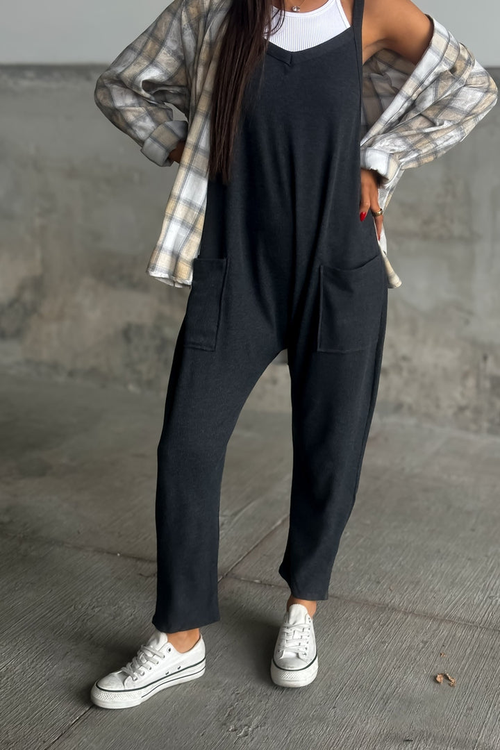 Erica Jumpsuit - Charcoal