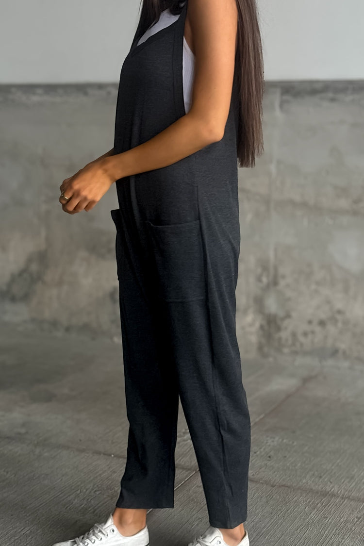 Erica Jumpsuit - Charcoal