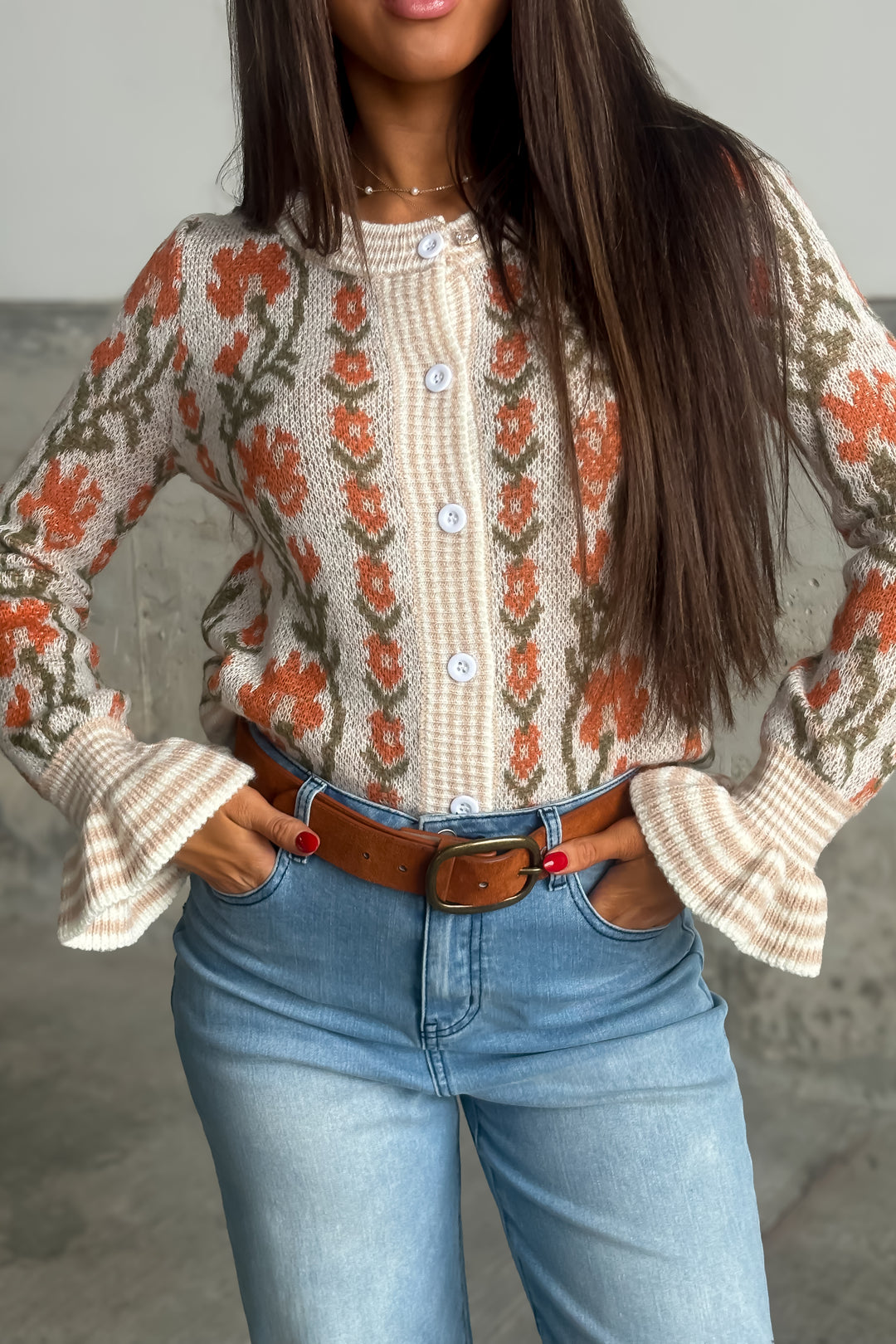 Katie Floral Cardigan