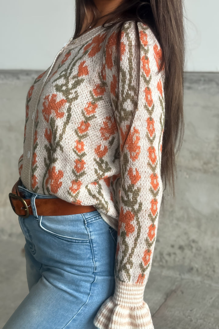 Katie Floral Cardigan