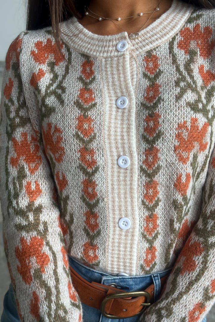 Katie Floral Cardigan