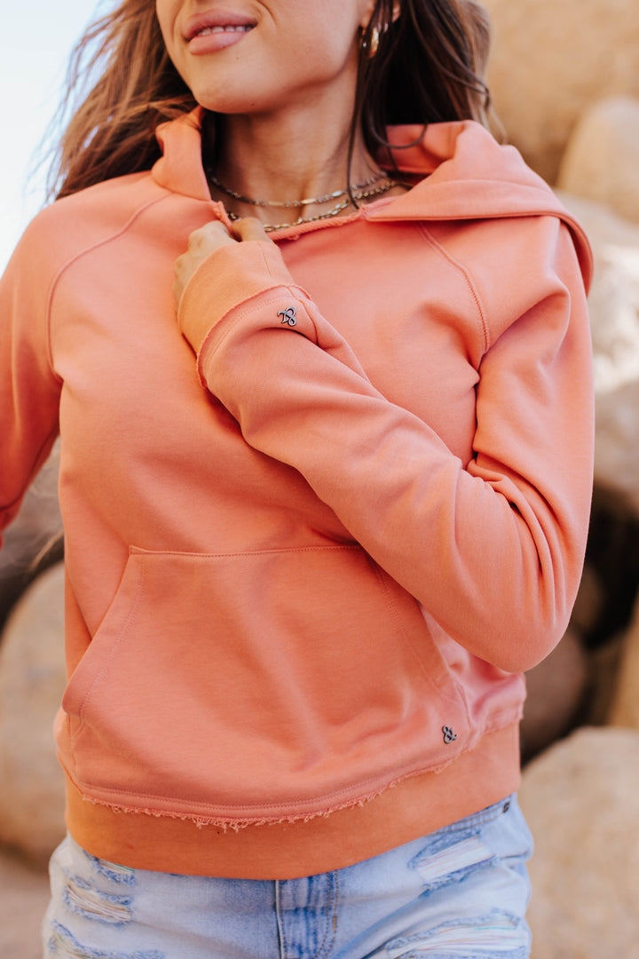 Elevated Sweatshirt Edge- Freedom Of Peach