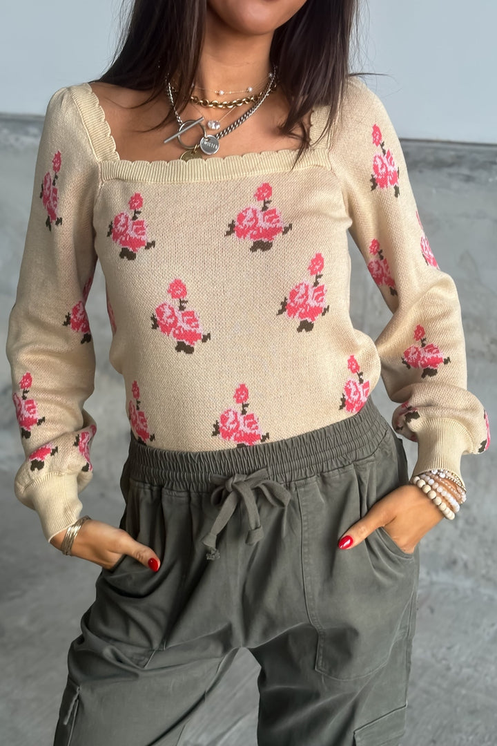 Charlotte Floral Sweater