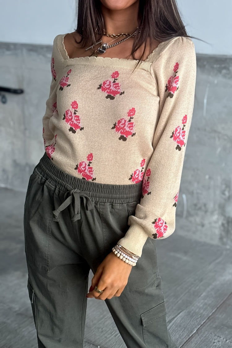 Charlotte Floral Sweater