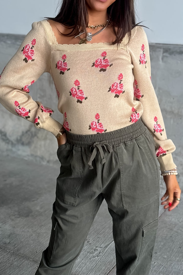 Charlotte Floral Sweater