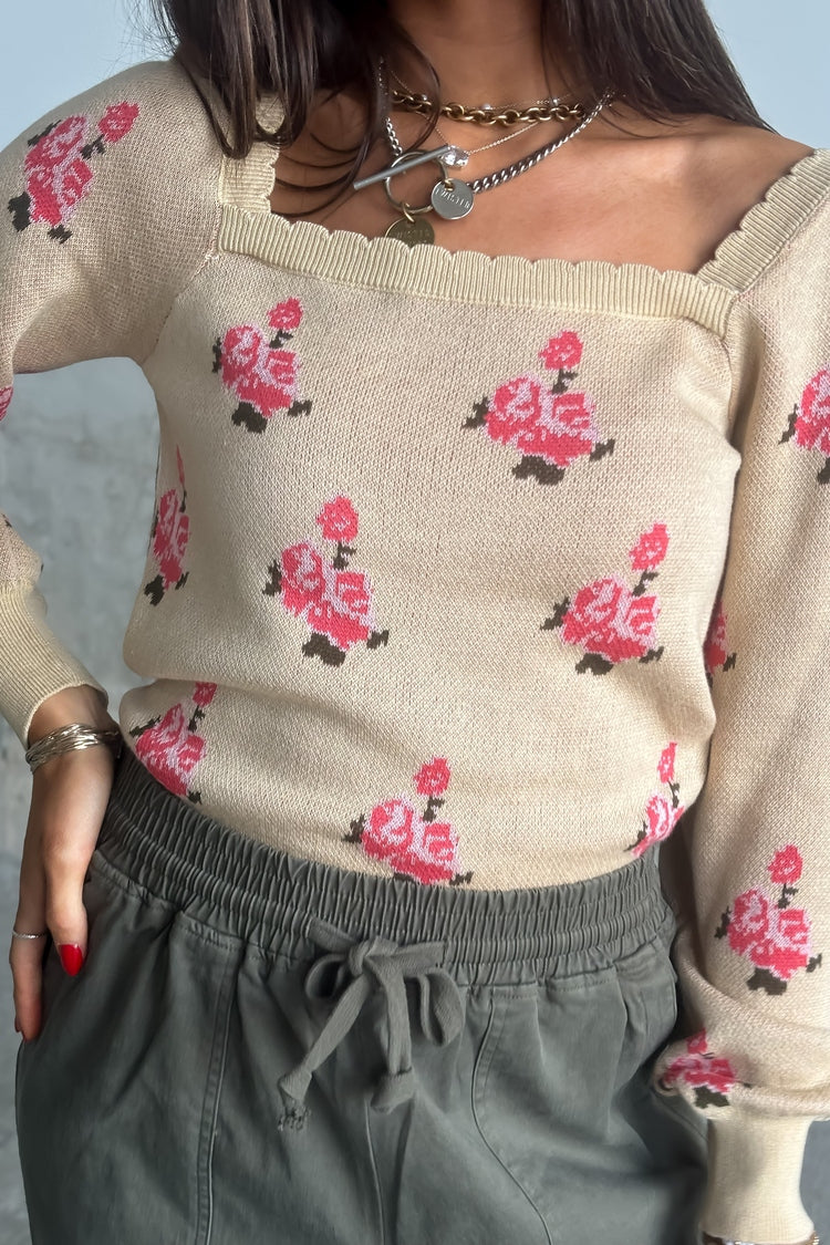 Charlotte Floral Sweater