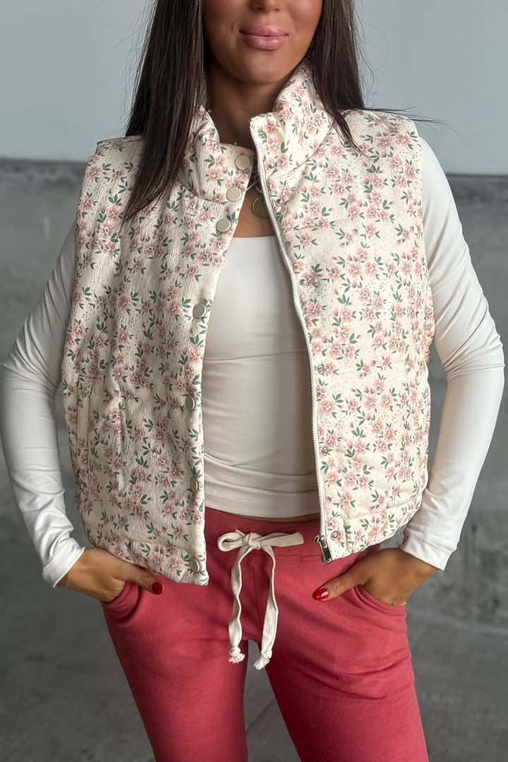 Cora Floral Vest