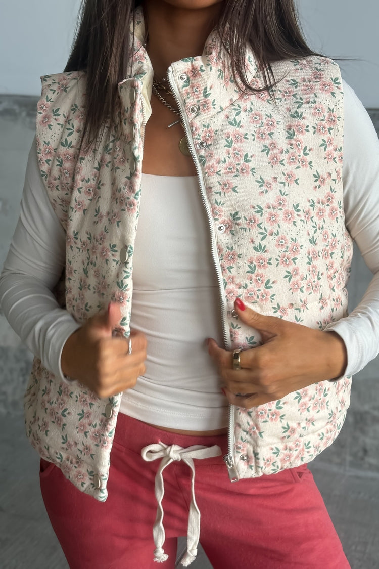 Cora Floral Vest