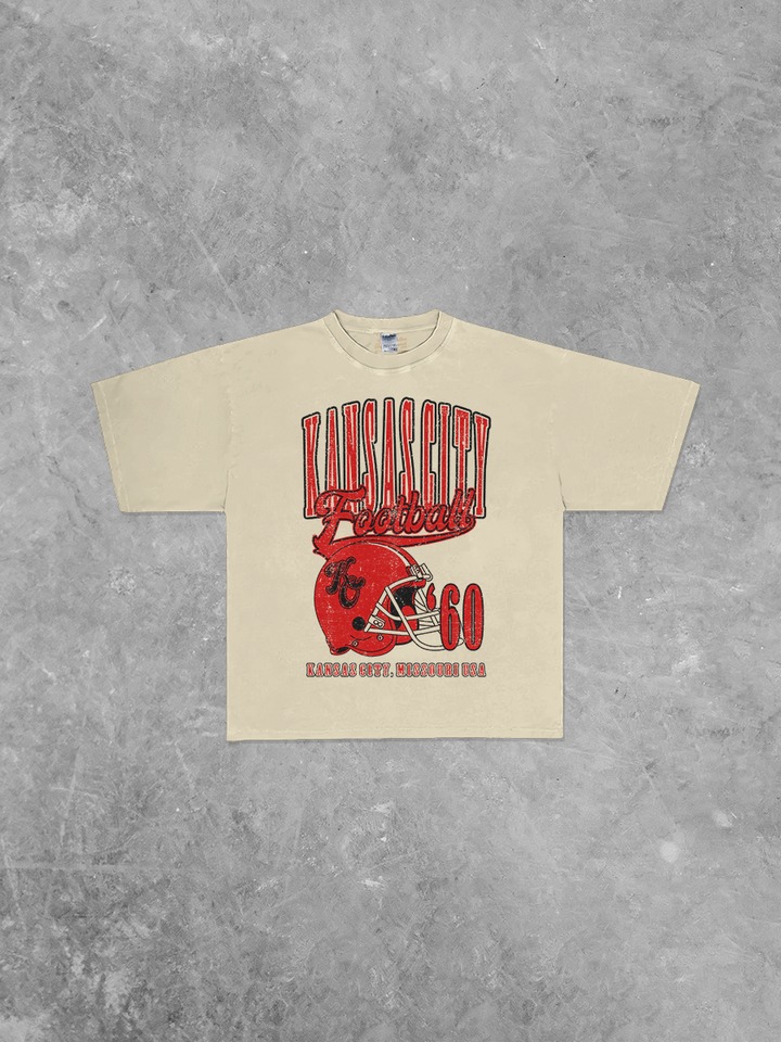 Underground Original Design: Kansas City Football Boxy Oversized TShirt