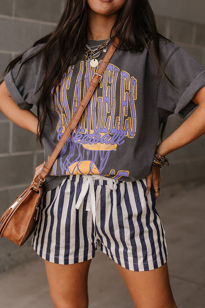 Underground Original Design: 90's Los Angeles Basketball Boxy Oversized TShirt