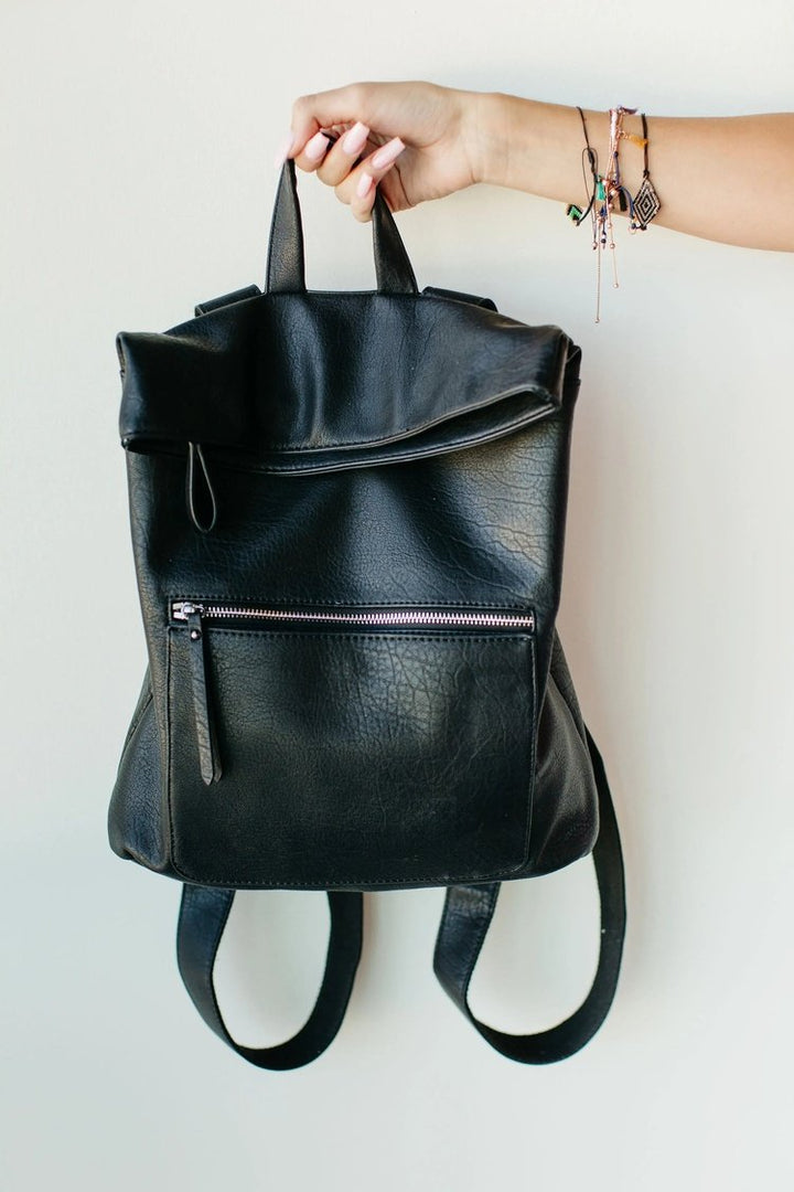 Lennon Backpack - Black  Mindy Mae's Market Backpack