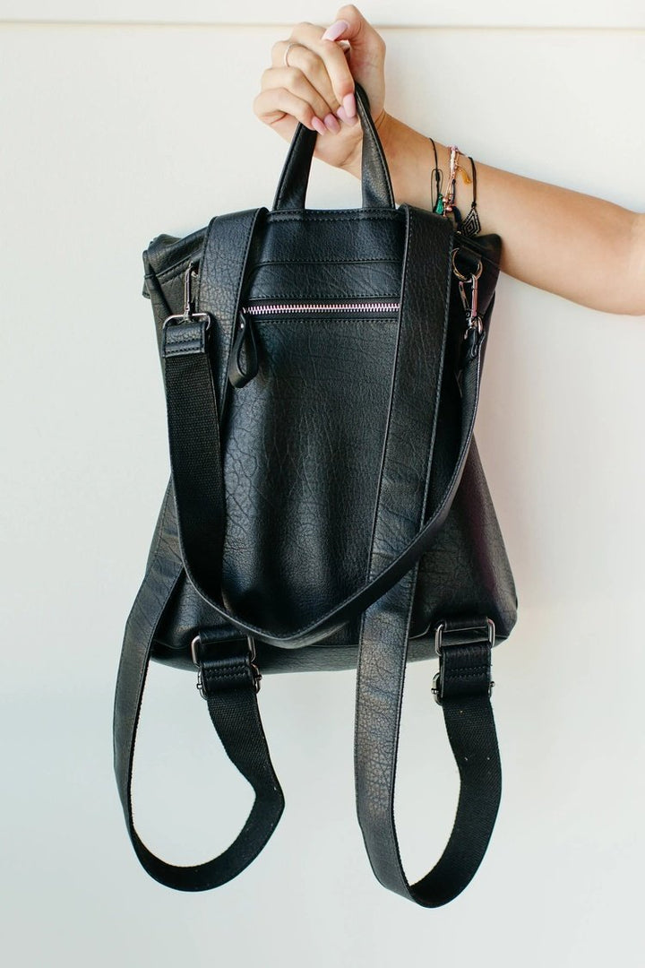 Lennon Backpack - Black  Mindy Mae's Market Backpack