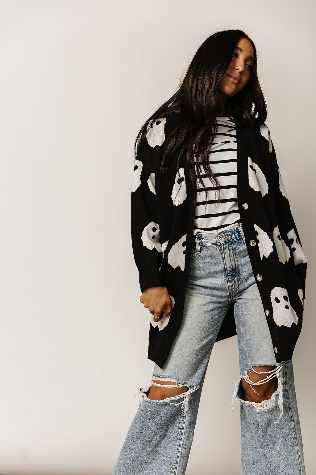 Oversized Cardigan - Boo Babe