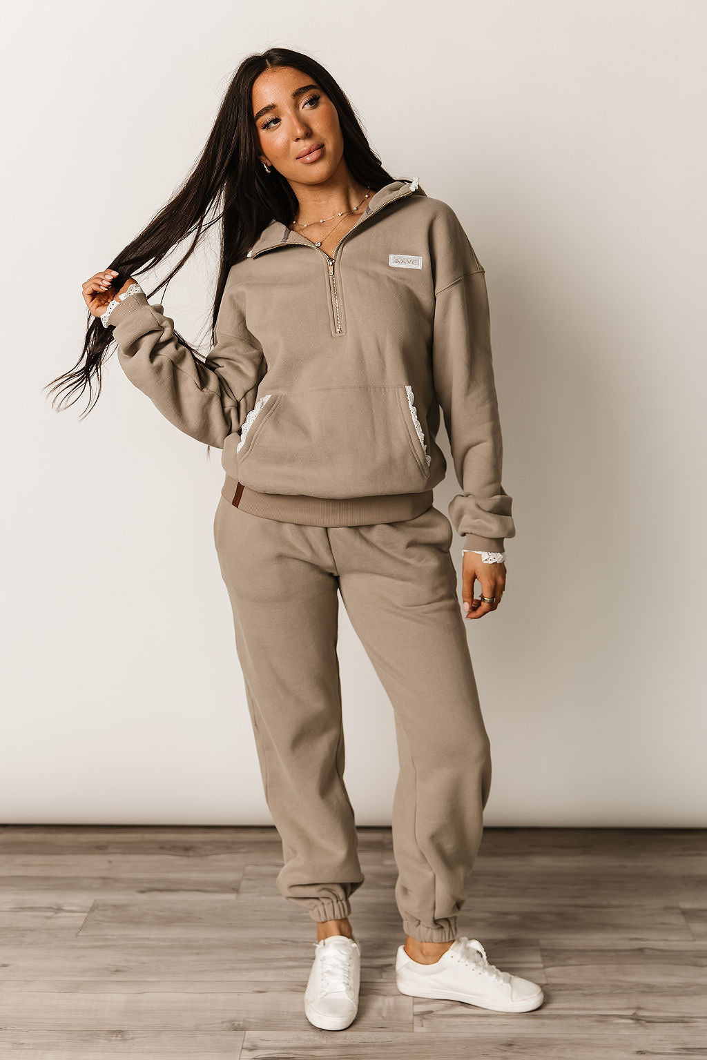 Comfort Zone HalfZip - Mocha Lace