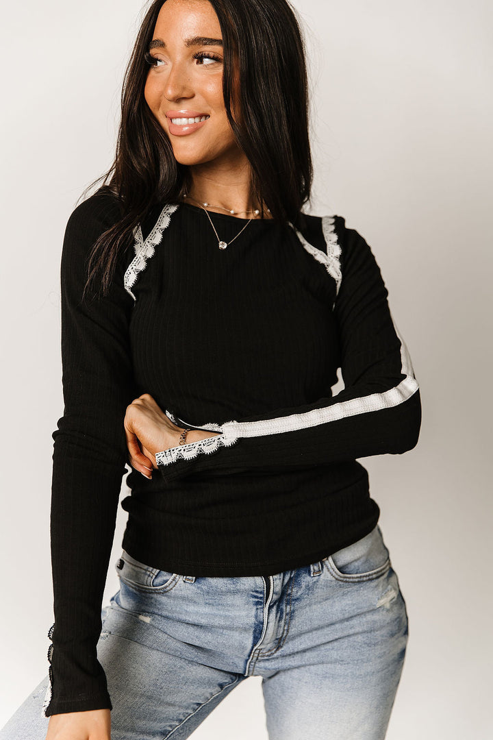 Laced In Love Long Sleeve - Black