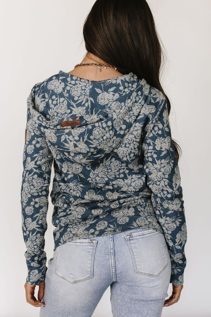 FullZip Sweatshirt - Twilight Blooms