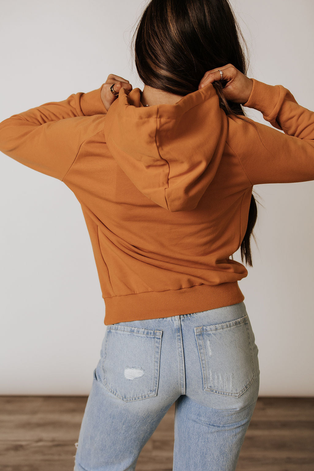 Elevated Sweatshirt Crossover- Marigold