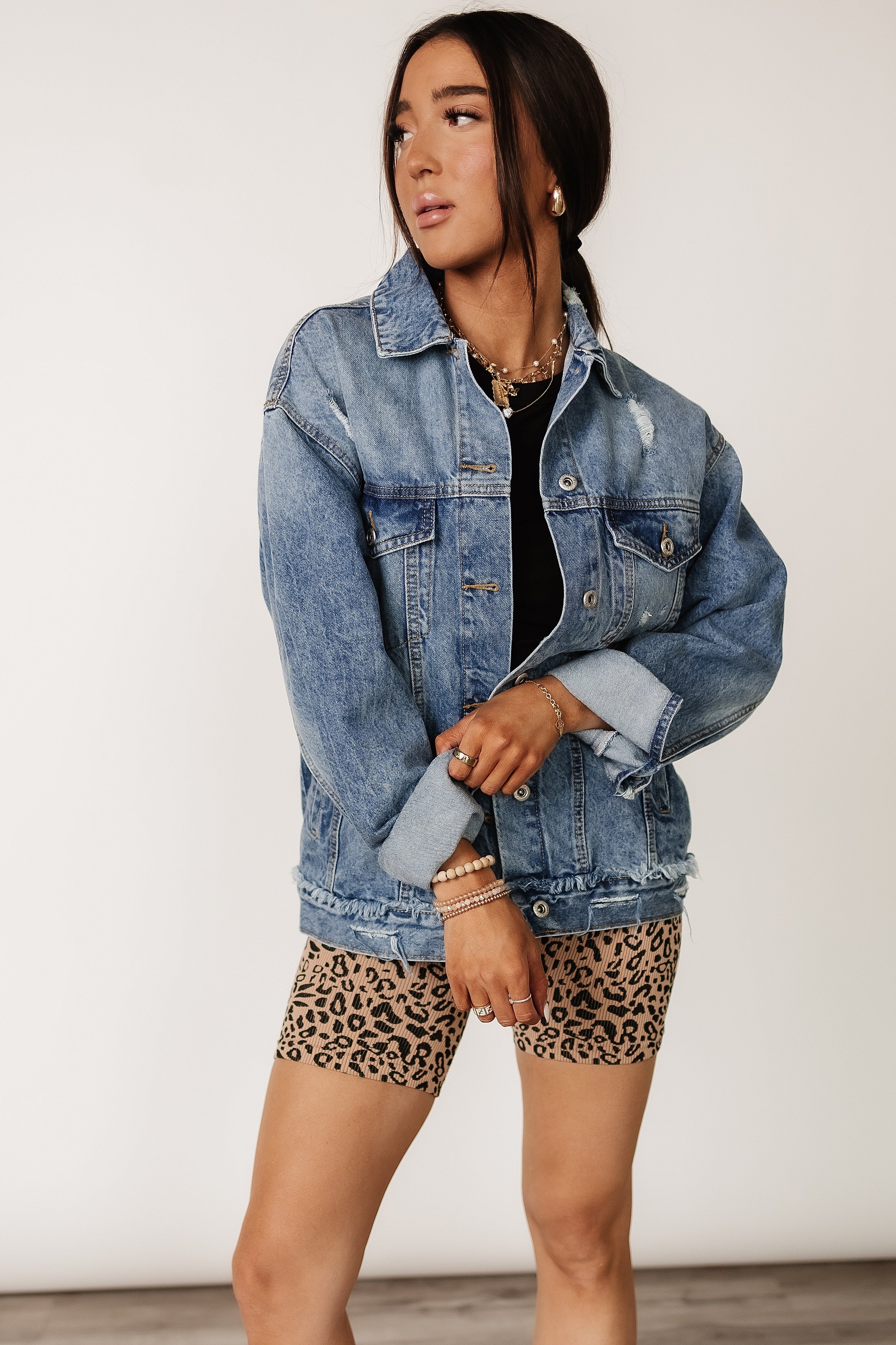 Leopard Biker Shorts - Mindy Mae's Market