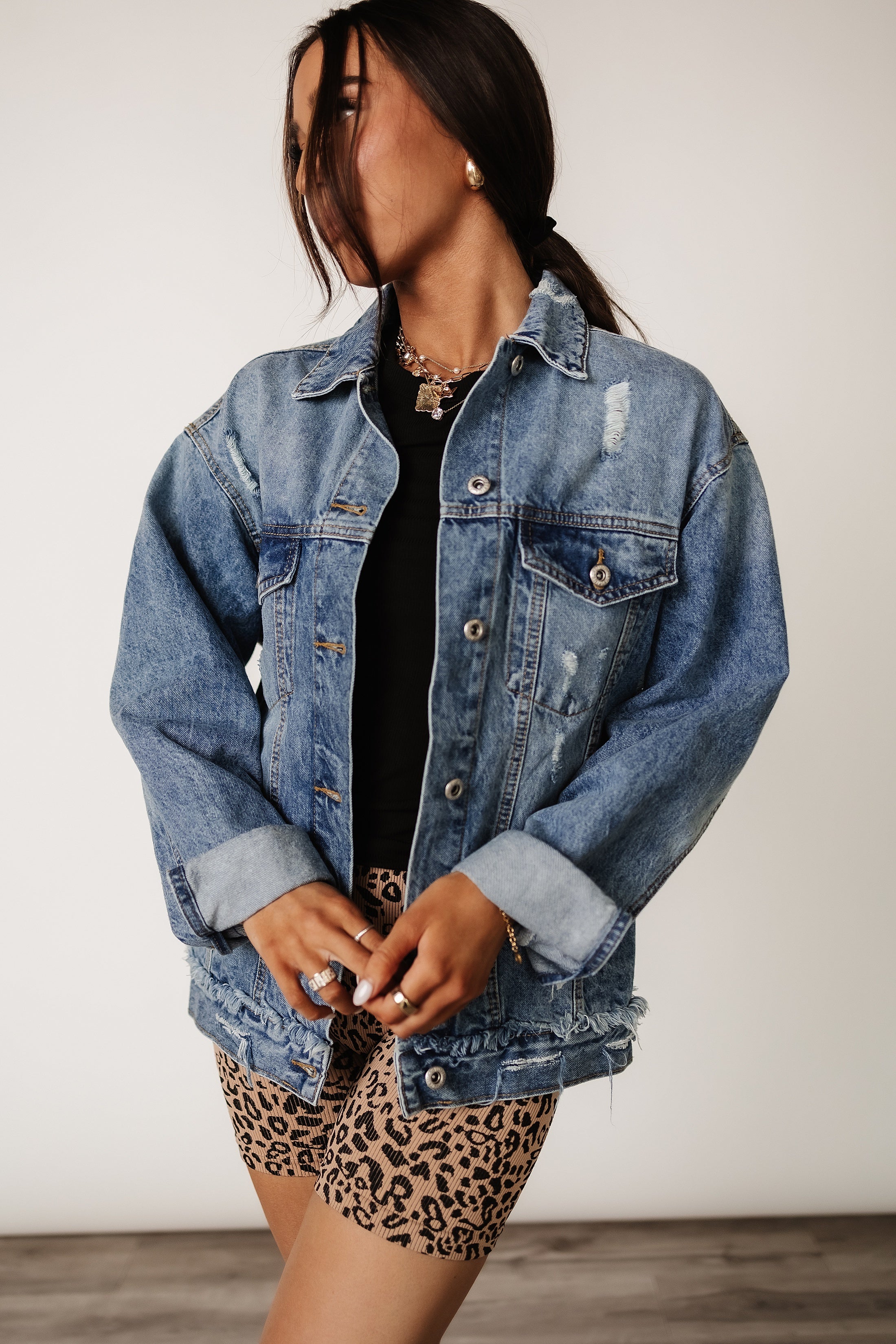 Leopard Biker Shorts - Mindy Mae's Market