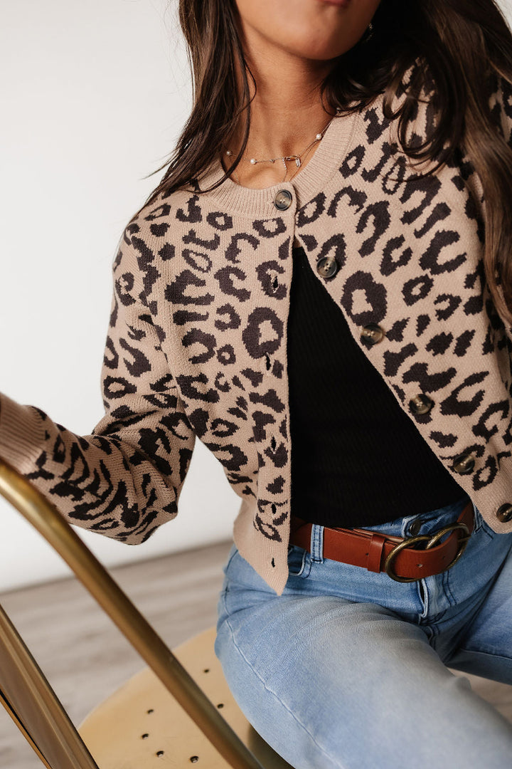 Charity Leopard Cardigan