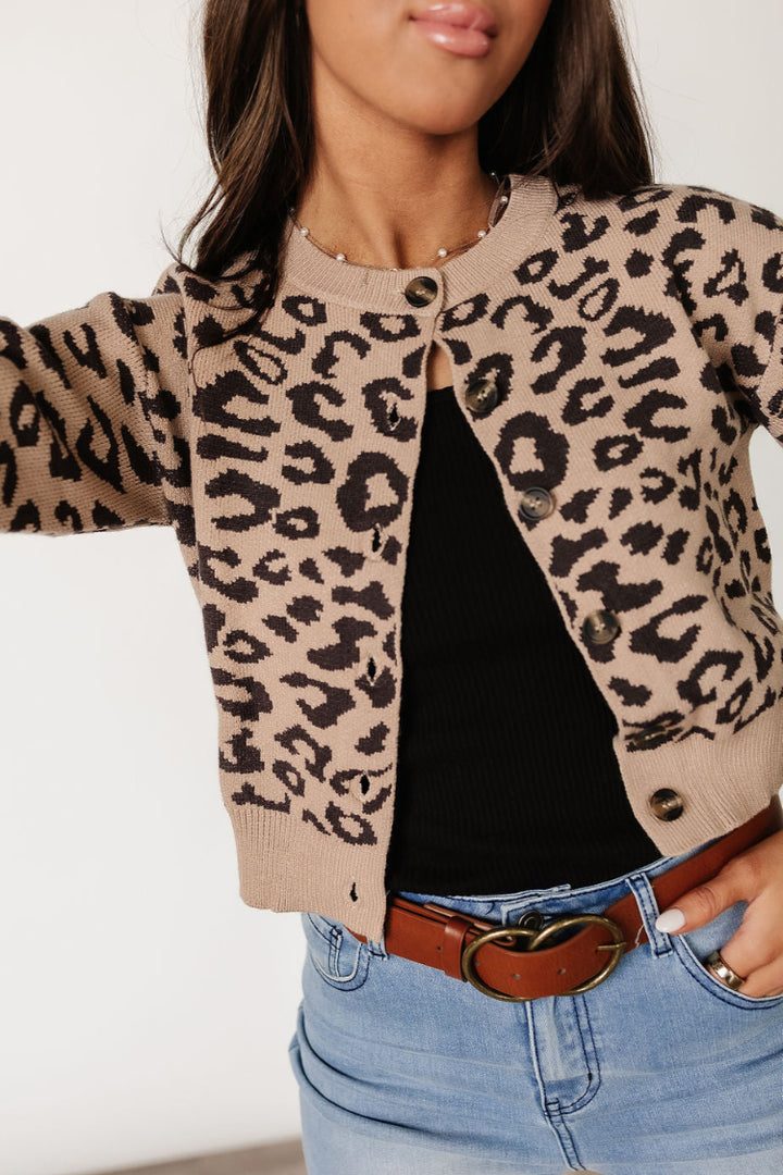 Charity Leopard Cardigan