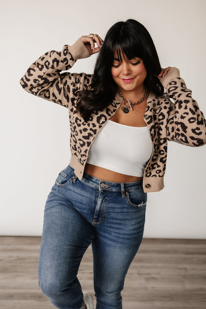 Charity Leopard Cardigan