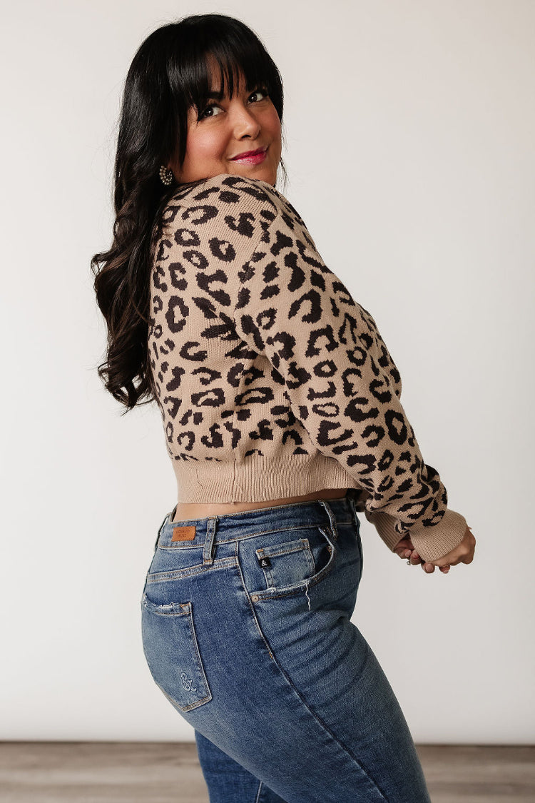 Charity Leopard Cardigan