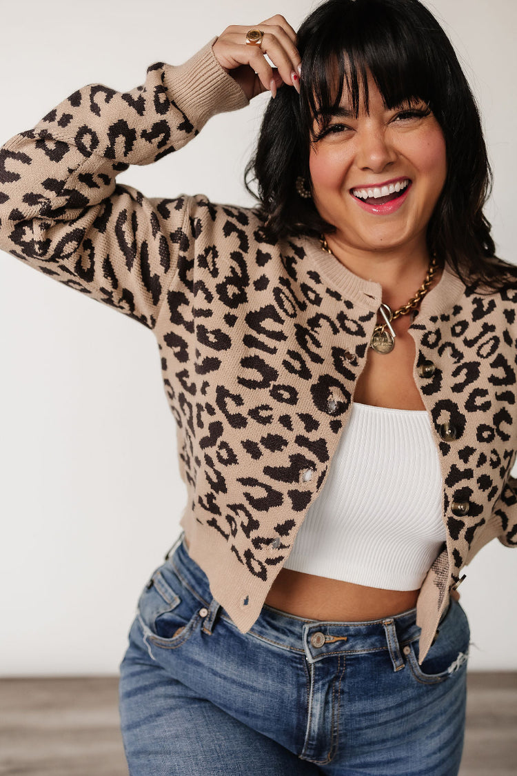 Charity Leopard Cardigan