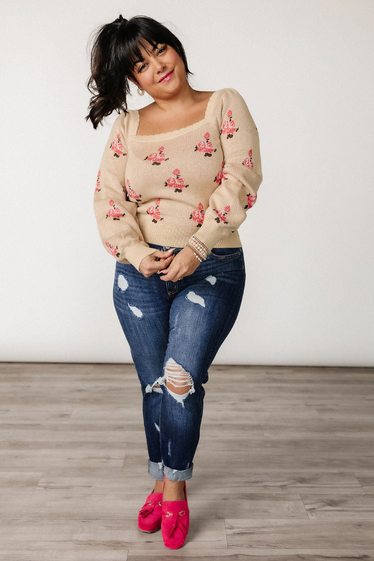 Charlotte Floral Sweater