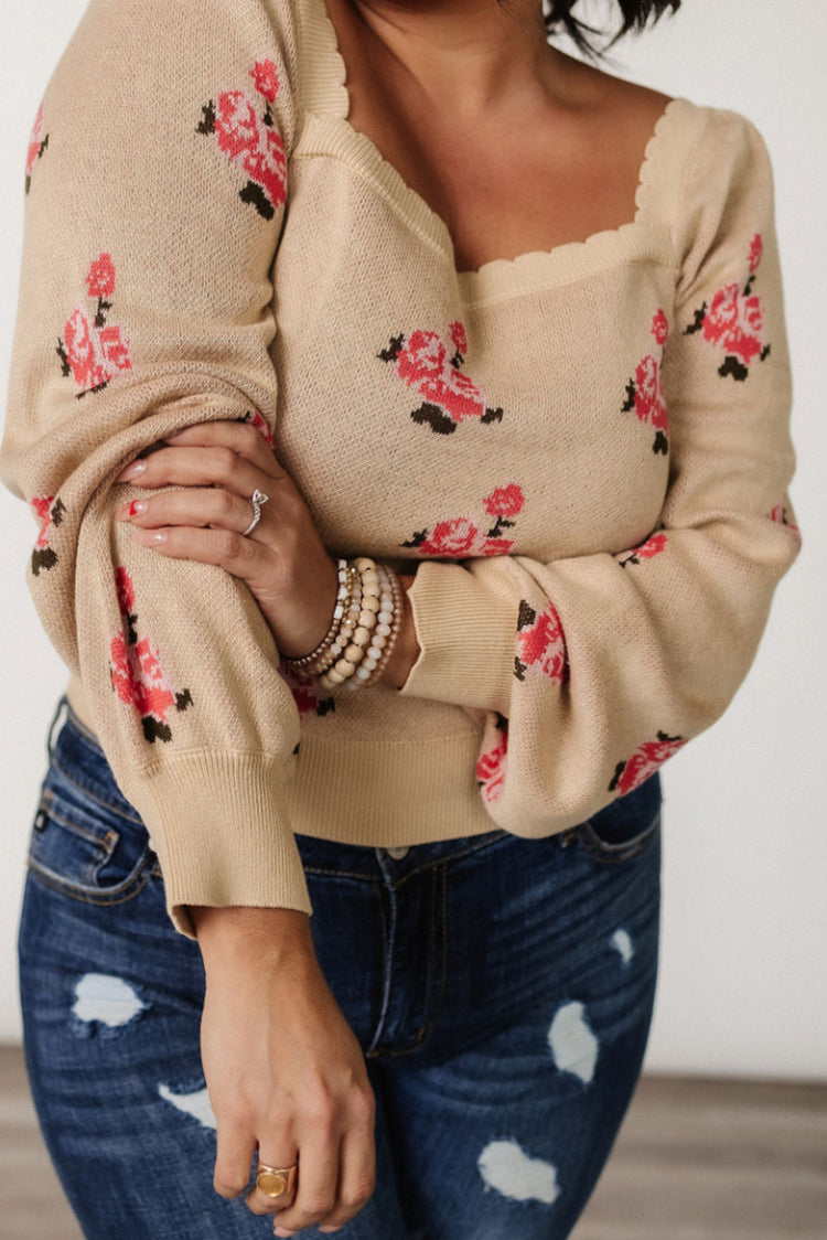 Charlotte Floral Sweater