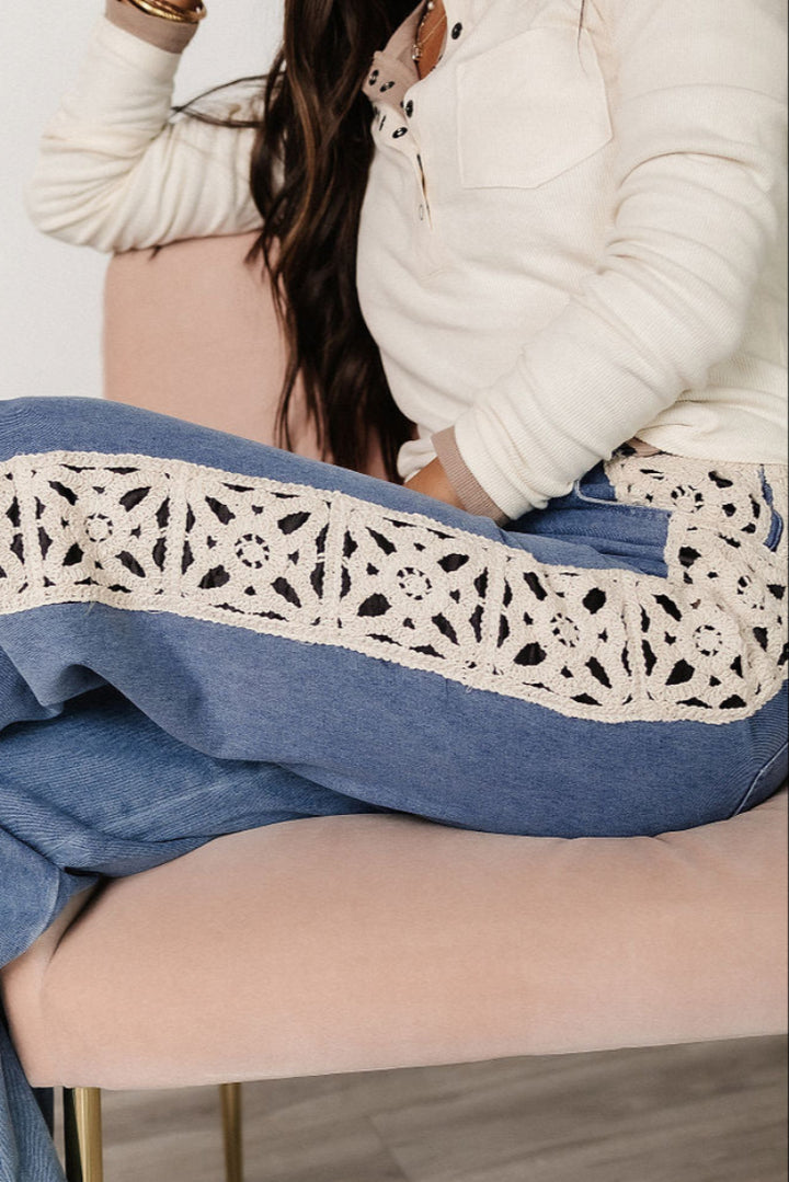 Esther Crochet Jeans