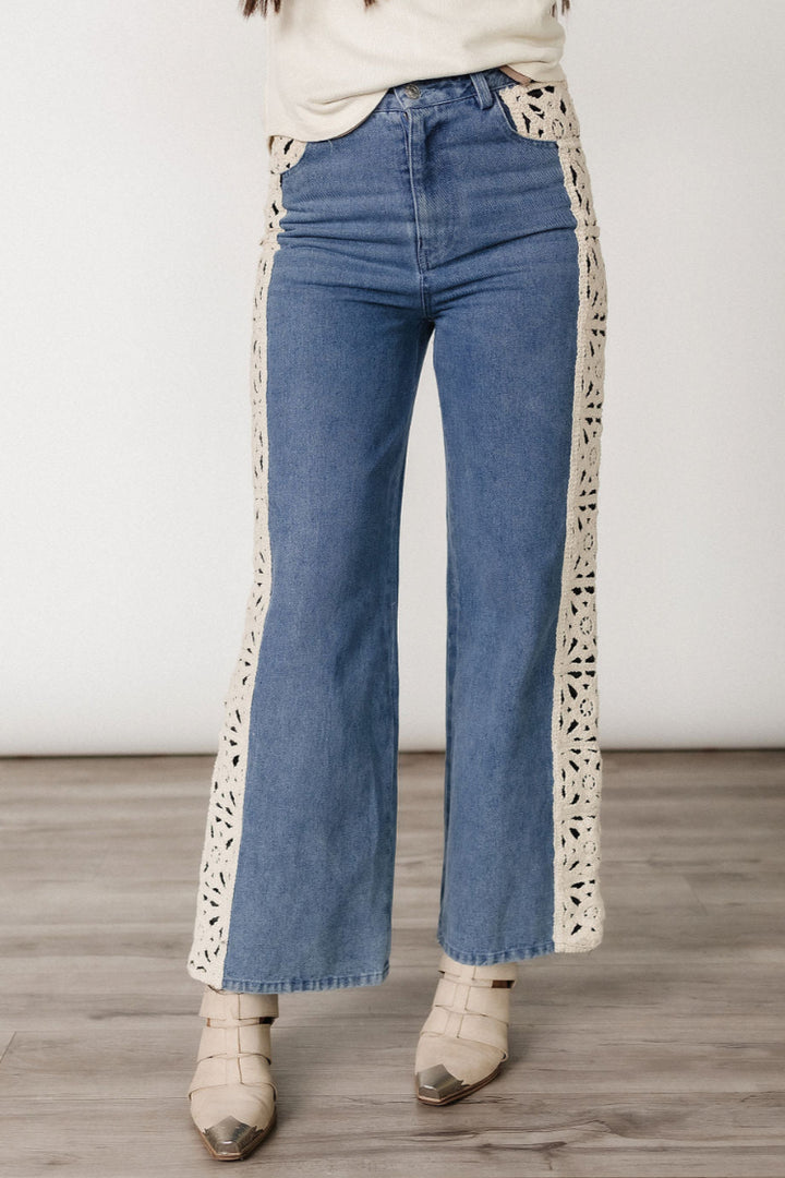 Esther Crochet Jeans