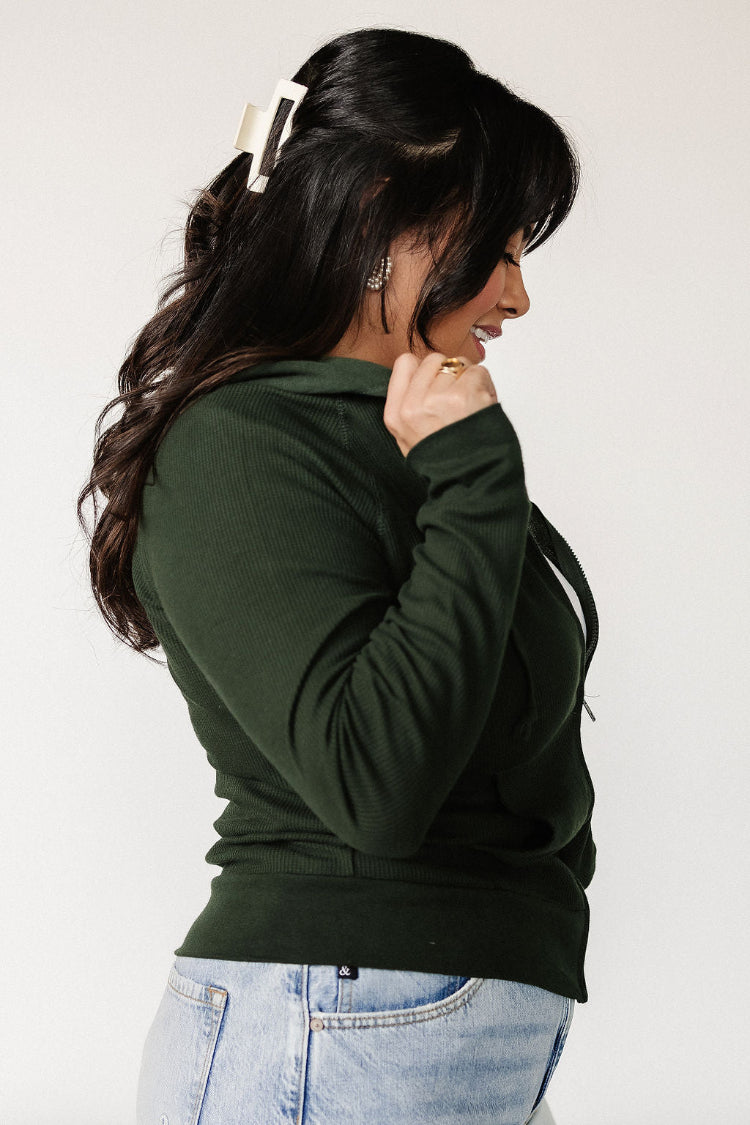 Rowan Thermal Zip-Up - Green