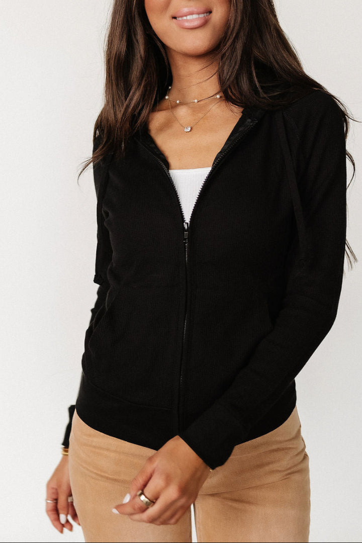 Rowan Thermal Zip-Up - Black