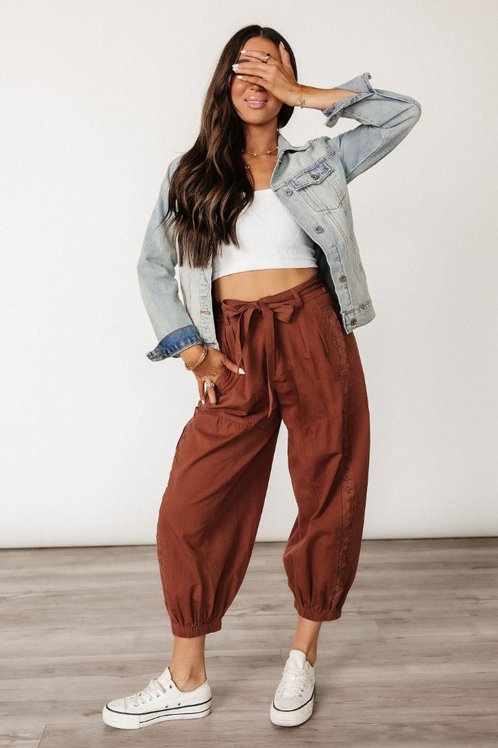 Lola Joggers - Rust