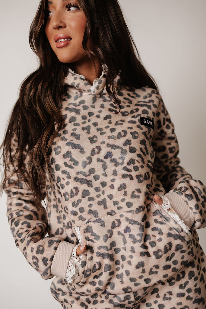 Comfort Zone Hoodie - Leopard Lace – Mindy Mae's Market