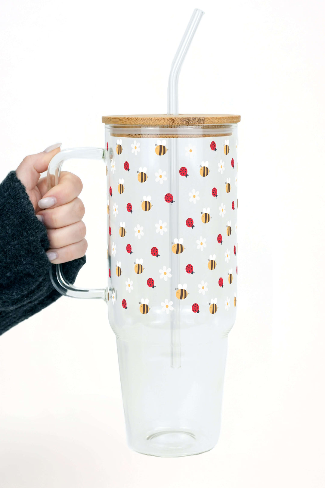 Mini Bee & Ladybug Tumbler With Lid and Straw