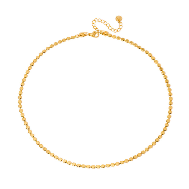 Dakota Disc Chain Necklace - WATERPROOF
