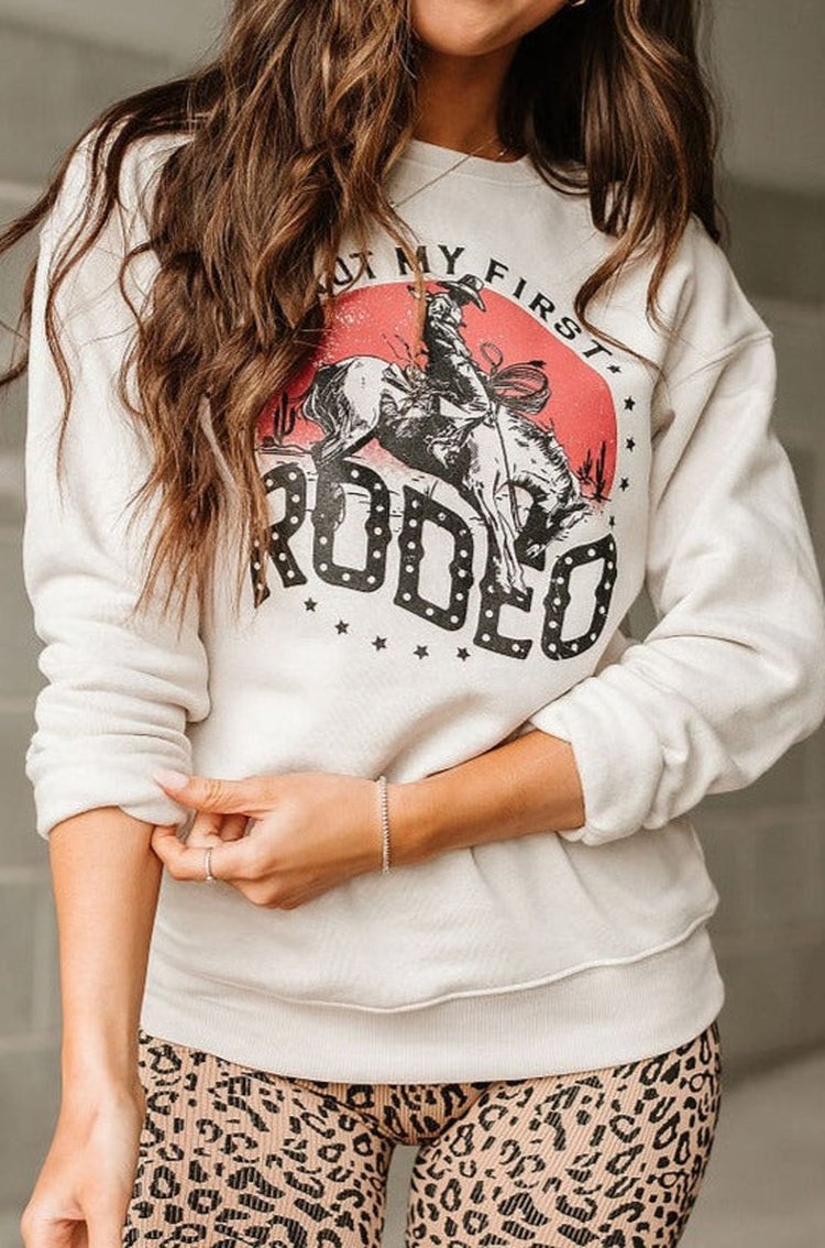 Not My First Rodeo Pullover - Mindy Mae's Marketcomfy cute hoodies