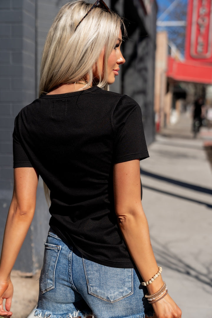 Preorder: Lulu Tee - Onyx