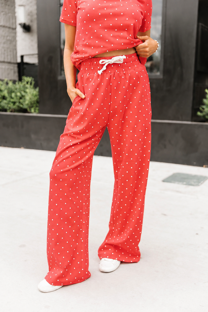 24/7 Pant - Ruby Darling