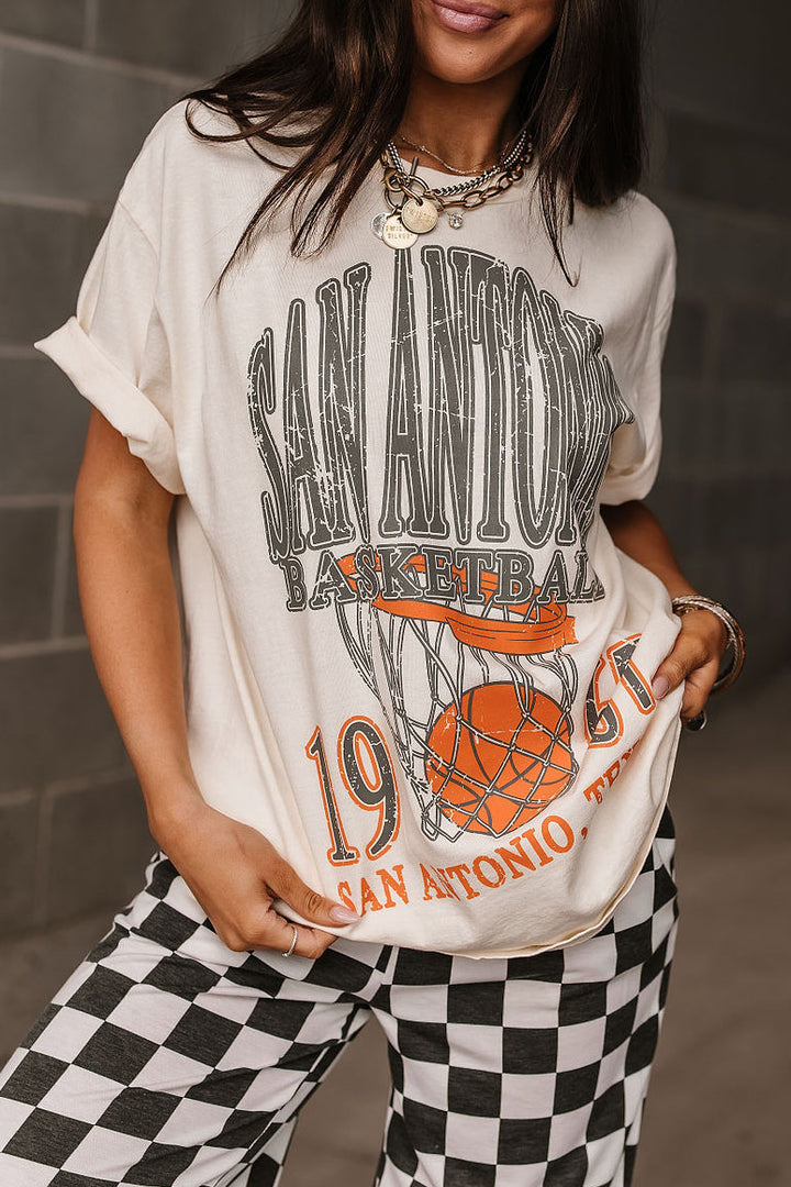 Underground Original Design: San Antonio Basketball Oversized TShirt