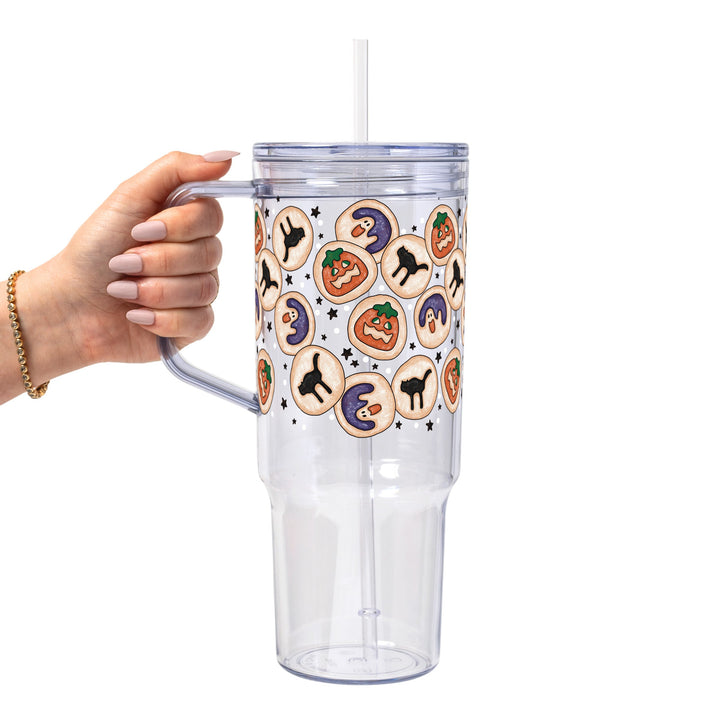 Spooky Sugar Cookies Glass Cup