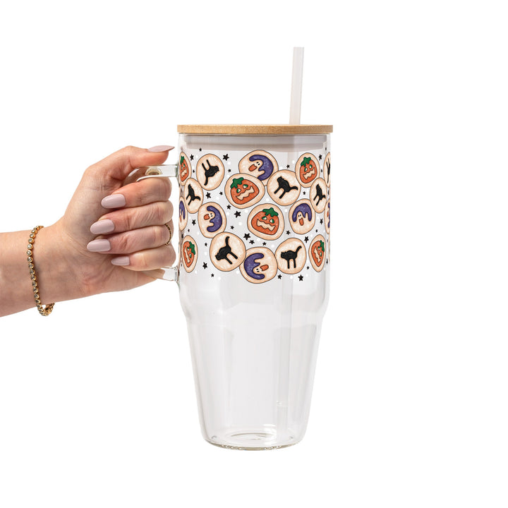 Spooky Sugar Cookies Glass Cup