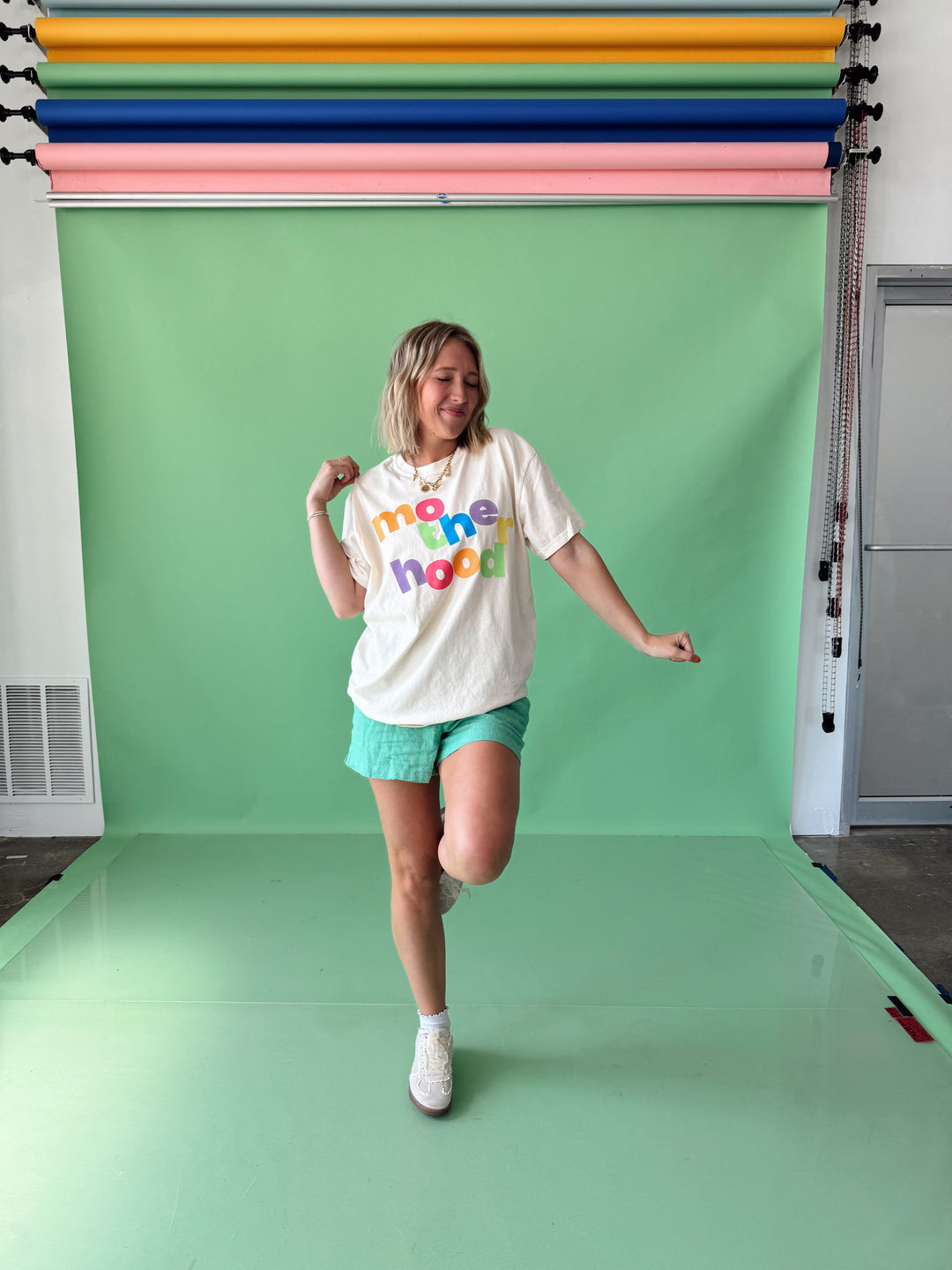 Motherhood Colorblock Tee