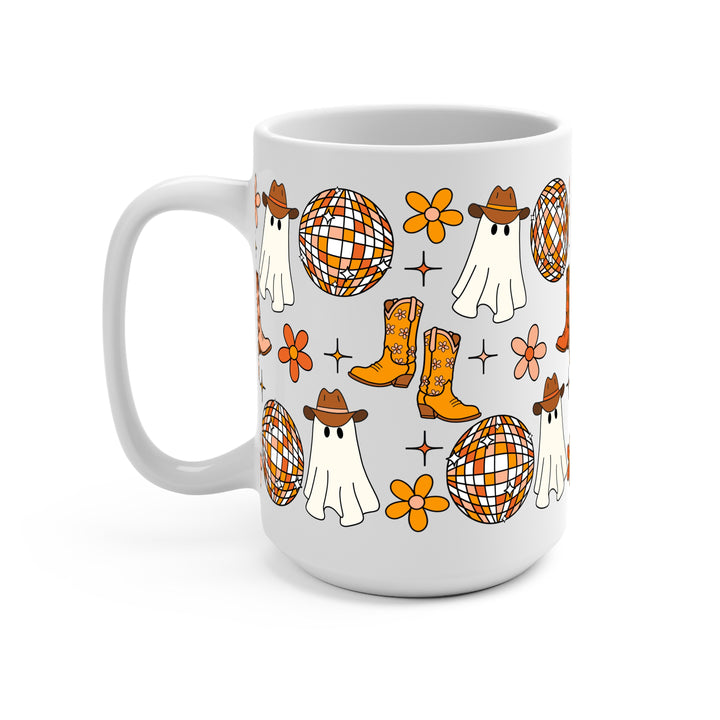 Western Disco Ghost Glass Cup