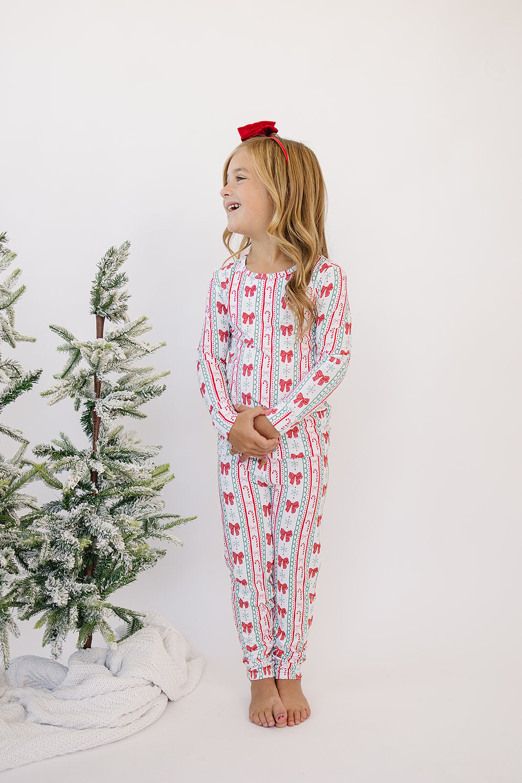Bamboo Two Piece Set | Retro Candy Cane