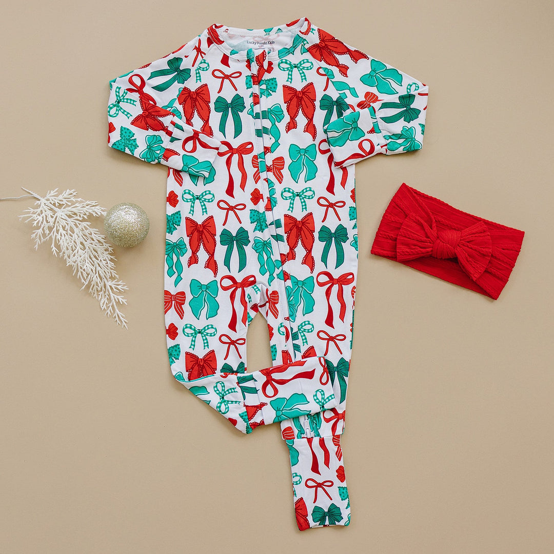 Bamboo Zip Romper | Merry Bows